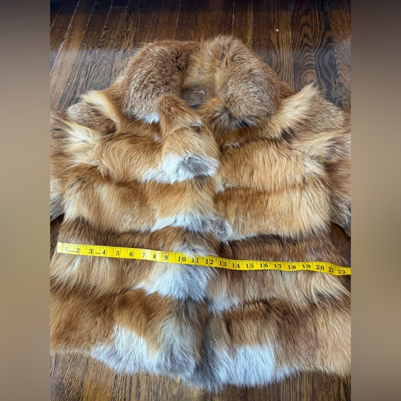 Luxurious Dominic Red Fox Golden  Fur coat  Jacket - Picture 16 of 17